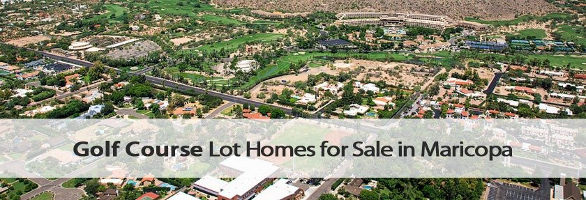 Gold course homes for sale in Maricopa.
