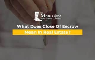 What Does Close Of Escrow Mean In Real Estate